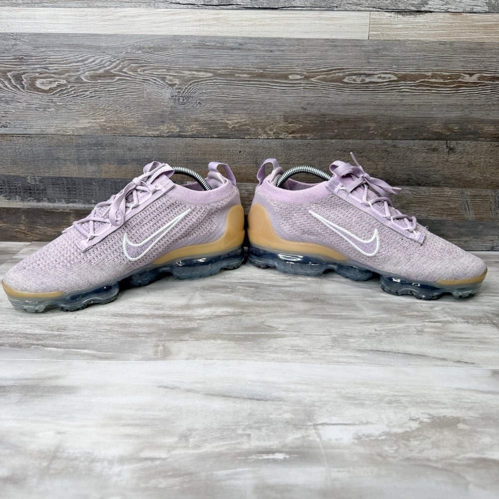 Nike Air VaporMax 2021 Flyknit Women's Size 10 Pink White Running Shoes Sneakers - Picture 4 of 10